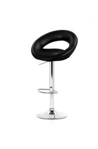 Artiss 2x Bar Stools Chrome Black