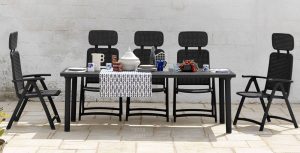 outdoor table and chair set