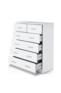 Artiss Tallboy Dresser Table 6 Chest of Drawers