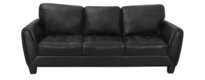 Black Leather Sofa