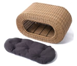Fetch Stackable Wicker Cat Condo