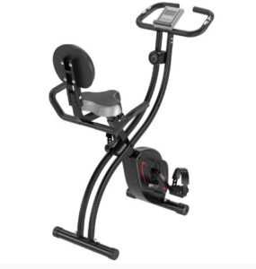 Ape Style X-Frame Folding Magnetic Exercise Bike