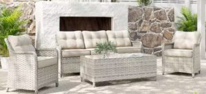Brighton Rattan Outdoor Sofa Set