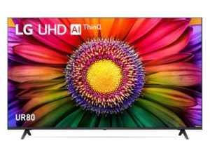 LG UR80 4K Smart UHD TV with Al Sound Pro